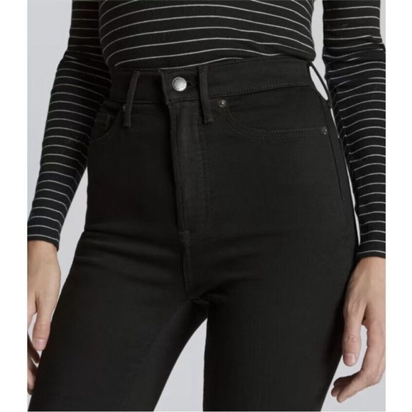 EVERLANE Black The Way High Skinny Jean Sz 28 - Picture 3 of 13